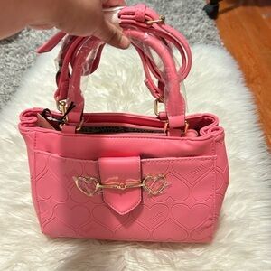 Pink Juicy Couture Heart Satchel Bag